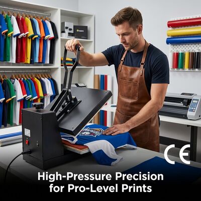 Bon prix Fabrique en gros 38x38cm Machine de presse à chaleur manuelle de transfert numérique pour les outils d'impression de T-shirts à sublimation professionnelle sur mesure en ligne