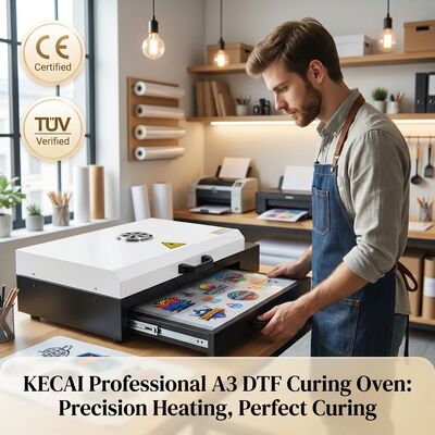Good price KECAI Factory Wholesale A3 DTF Powder Dryer Mini Desktop Curing Oven With Precise Temp Control for Clothing Custom CE online