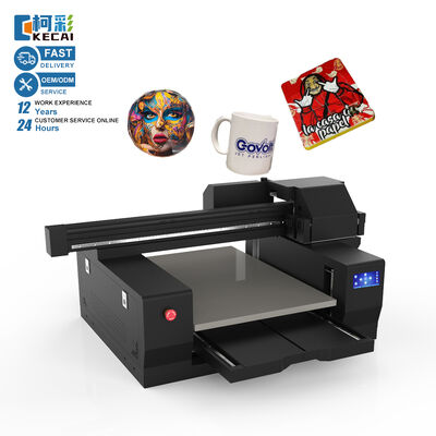 Buen precio Impresora UV KECAI 6090 tamaño A1 Impresora UV de cama plana grande con medición automática de altura para acrílico vidrio de caja de teléfono en línea