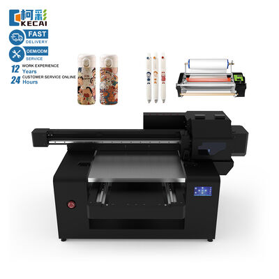 Good price KECAI Manufacturer Direct Sales 5060 Uv Printer Touch Screen A2 50/60 Size Automatic Uv Inkjet Printer with XP600 Print Head online