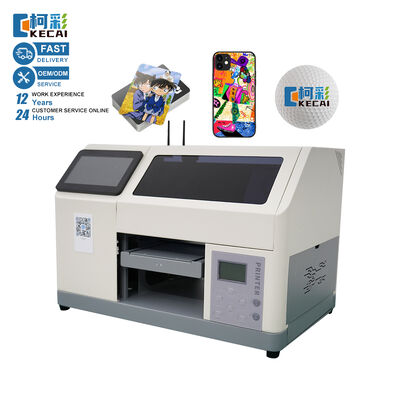 Buen precio KECAI AI Smart Mini A5 App móvil controlado XP600 Impresora de cuchillo de tinta UV para tarjetas de identificación de pequeño formato en línea