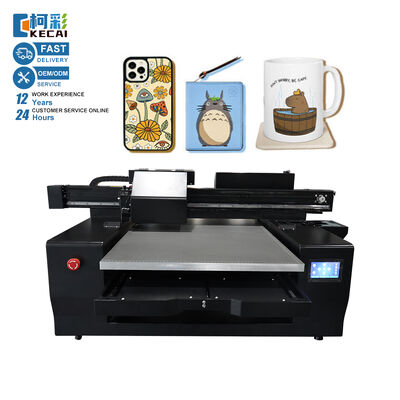 Buen precio KECAI Industrial 6090 impresora UV de cama plana máquina Digital de inyección de tinta automática con pantalla táctil para PVC acrílico cerámica madera Metal en línea