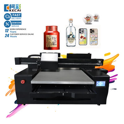 Buen precio KECAI Professional CCD A1 Tamaño 6090 Impresora de piso plano UV de inyección de tinta para madera metálica de vidrio acrílico de PVC máquina de impresión de fotos en línea