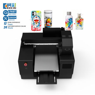 Good price KECAI New Design Touch Screen UV Flatbed Printer Flat Materials Printing Glass Metal Plastic Leather Print Desktop UV Printer online