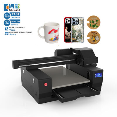 Guter Preis KECAI Fabrik Günstige Großhandelspreis Touchscreen 6090 UV-Flachbett-Tintenstrahldrucker für Becher Telefonkasten Holz Digitaldruckmaschine Online