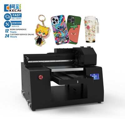 Bon prix Imprimante à jet d'encre KECAI A3 3040 Casque d'imprimante numérique Téléphone cellulaire Cartable métallique Machine d'imprimerie en céramique Imprimante UV à plat en ligne