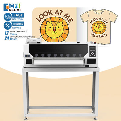 Guter Preis KECAI Neuer A1 60CM Inkjet DTF Drucker mit 2 Köpfen XP600 I3200 Flex Material Pulver Shaker Maschine für Haustierfilm Online
