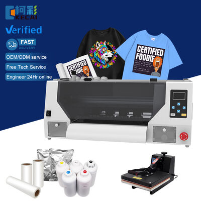 Good price KECAI 30CM Dtf Printer Small Business Machine Ideas T-shirt Printing Machine Dual Head A3 Dtf Printer online