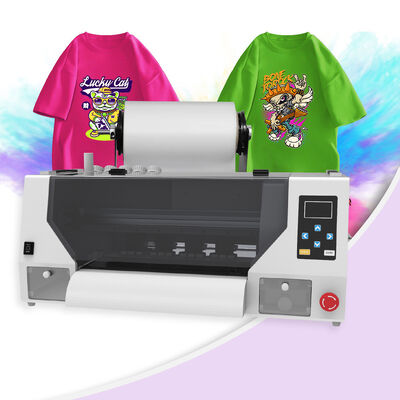 Buen precio KECAI Impresora DTF a color personalizada XP600 I1600 Cabezas de impresión con transferencia térmica de película de impresión PET A3 30CM Impresora DTF de inyección de tinta de escritorio en línea