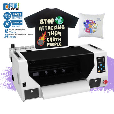 Buen precio KECAI Impresora de logotipos de alta calidad Mini Nueva impresora de escritorio A3 Dtf Impresora doble XP600 I1600 Máquina de impresión textil digital en línea