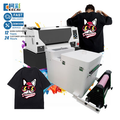 Bon prix KECAI usine fourniture directe haute résolution d'impression A3 30 cm imprimante DTF double XP600 machine d'impression avec machine à pulvérisation en ligne