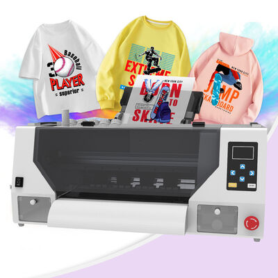 Bon prix KECAI Imprimante à haute vitesse à double tête XP600 A3 30CM DTF Bureau Imprimante automatique à circulation d'encre blanche pour vêtements en ligne