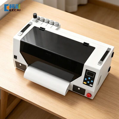 Guter Preis KECAI A3 DTF-Drucker XP600 /I1600 Doppelkopf 30cm PET-Filmmaschine Weißfarbe Zirkulation T-Shirt Drucken Automatischer Schreibtisch Online