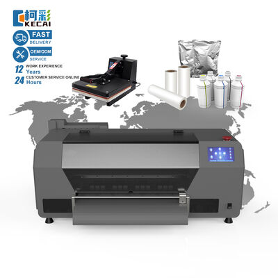 Buen precio KECAI Más reciente Impresora Dtf de cabeza única Xp600 Barata con pantalla táctil 30cm XP600 Impresora T-shirt Impresora Dtf Máquina de impresión en línea