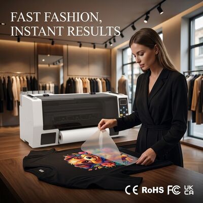 Bon prix Imprimante DTF haute résolution KECAI Vivide imperméable à l'eau sans couture Longue durée vêtements équipement de qualité professionnelle avancée CMYKW en ligne