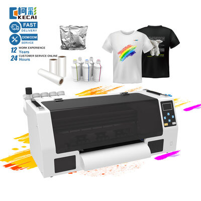 Good price KECAI A3 30cm XP600 Printhead DTF Inkjet Printer Roll Film Powder Transfer Printer Machine DTF Printer for T-shirt online