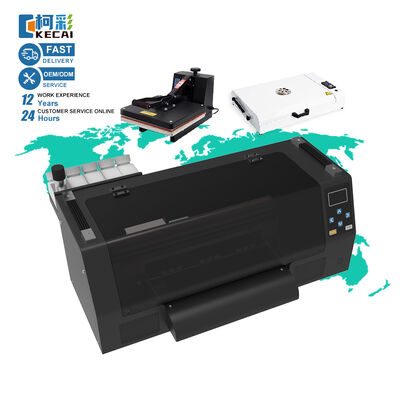 Buen precio KECAI Impresora DTF pequeña de tamaño A3 de venta caliente Impresora DTF de 30 cm con horno y prensa térmica para impresión de ropa en línea