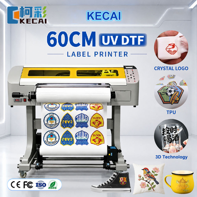 Buen precio KECAI 60cm máquina de impresión de película de TPU de rollo a rollo de gran formato impresora de etiquetas de etiqueta para el hogar impresora DTF de doble DX7 en línea