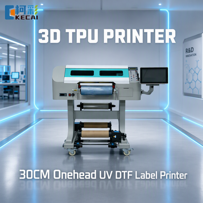 Buen precio Impresora KECAI Profesional DX7 Cabezales A3 TPU UV DTF para etiquetas 3D Película AB Máquina de impresión automática de inyección de tinta en línea